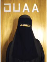 Arabian 1 Part Double layer Belt Niqab